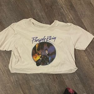 Prince Purple Rain Crop Top size XL